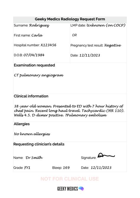 Radiology Imaging Appointment Request .